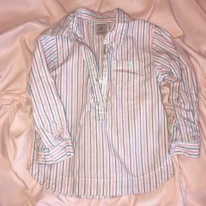 Carters 2T Striped Collared Blouse
